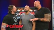 Styles with the Club on RAW
